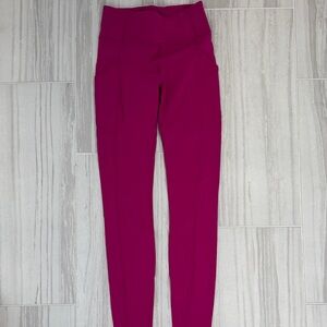 Lululemon Athletica Magenta Leggings